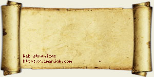 Jana Bulj vizit kartica